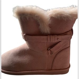 Blush Winter Ankle Boots